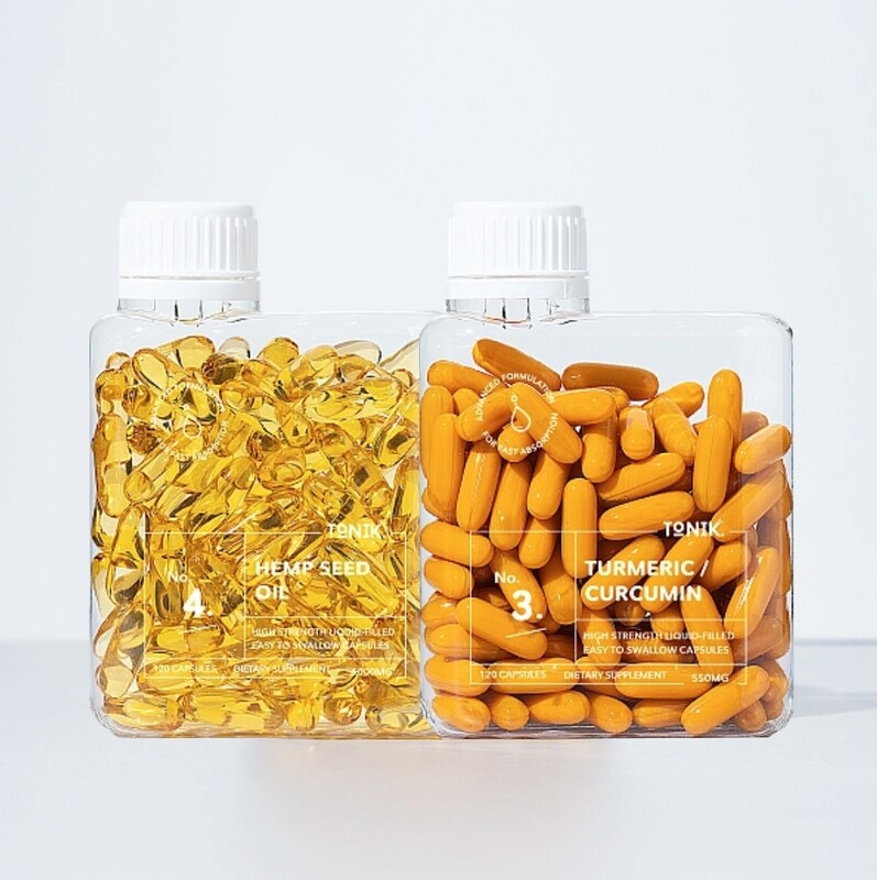 Tonik - Turmeric & Hemp Seed Oil Duo Set Tonik - Turmeric & Hemp Seed Oil Duo Set