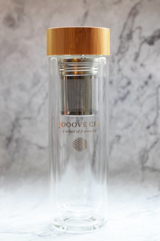 Jooove Cha 雙層玻璃水樽 450ml
