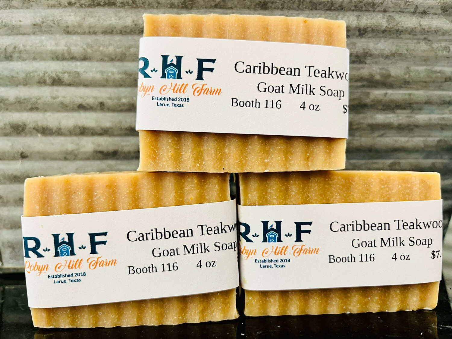 Caribbean Teakwood Goat Milk Soap Bar