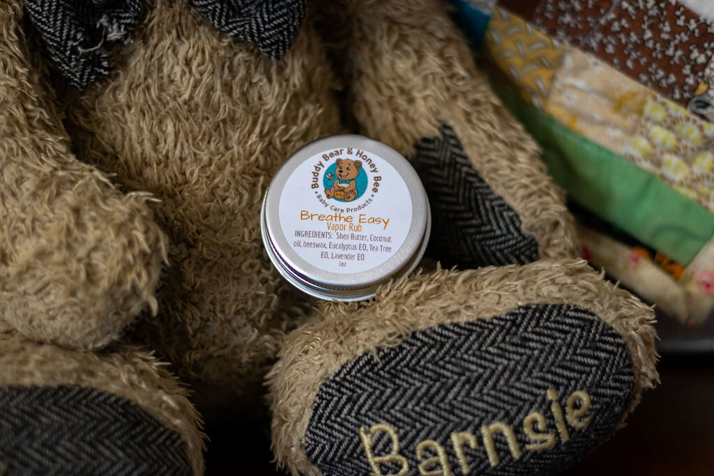 Buddy Bear and Honey Bee's Breathe Easy Vapor Rub