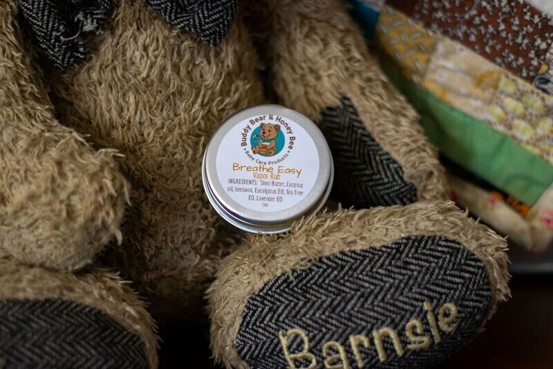 Buddy Bear and Honey Bee's Breathe Easy Vapor Rub