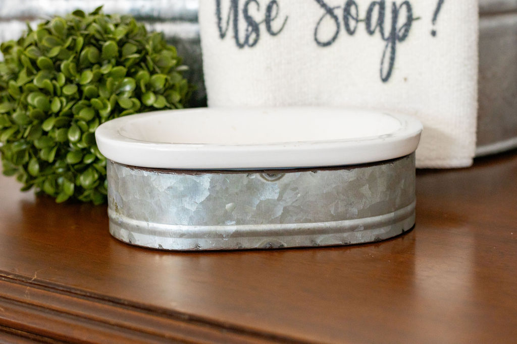 Galvanized Tub Soap Dish