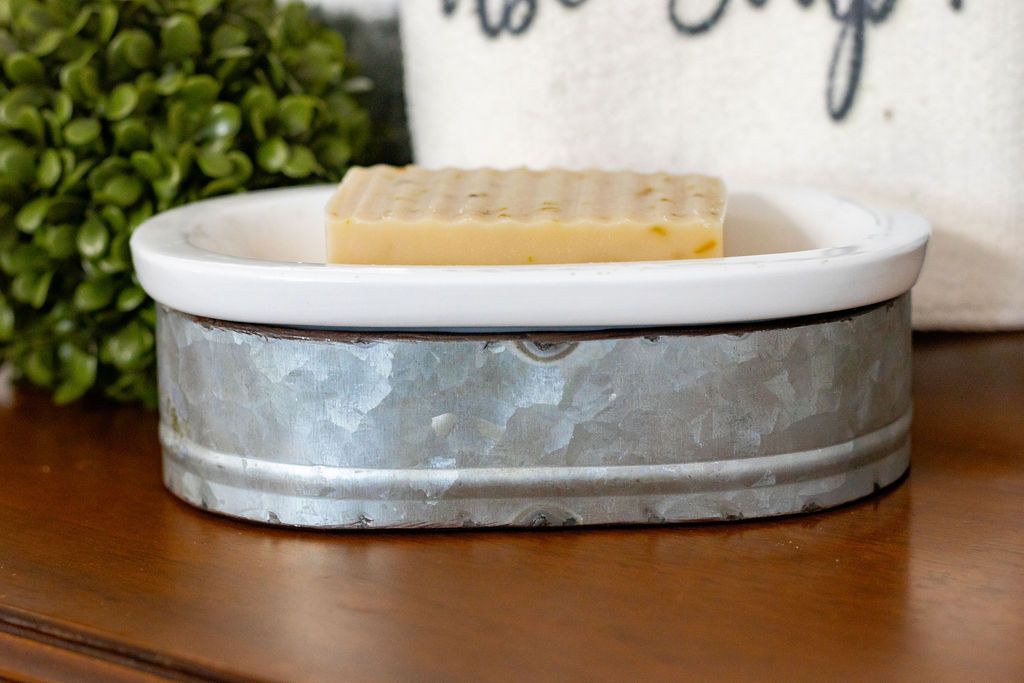 Galvanized Tub Soap Dish