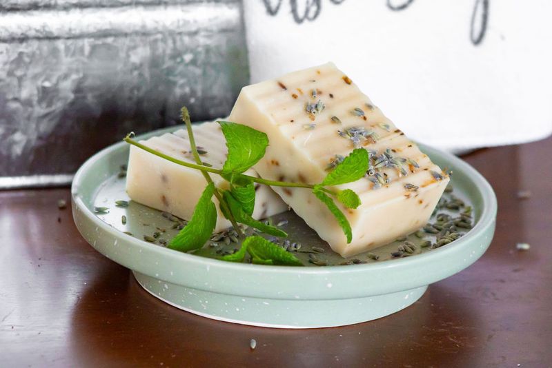 Lavender Mint Goat Milk Soap Bar