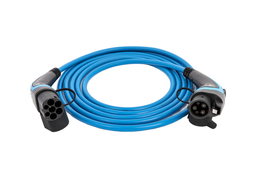 go-e Typ 2 Kabel blau (bis 22 kW) 2,5m, 5m, 7,5m
