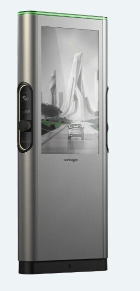 Technagon P80 Ladestation (bis 2 x 22 kW) mit integriertem Display