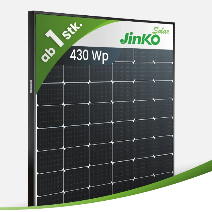 Jinko JKM430N-54HL4R-BDV/430Wp Bifazial Black Frame