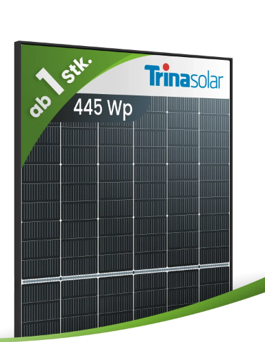 Trina Vertex S+ TSM-NEG9R.28/445Wp Monofazial Glas-Glas Black Frame