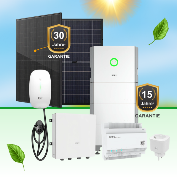 SAJ All In One 10 kW PV Anlage mit Wallbox