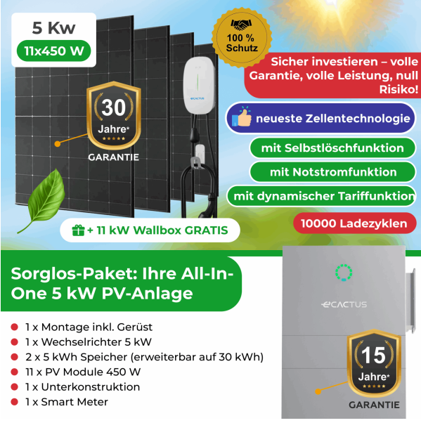 All In One 5 kW PV Anlage