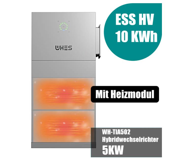 WHES PowerPod Agave-TH dreiphasiges Hochspannungs-Hybrid-All-in-One-BESS 5KW/10KWh mit Heizmodul