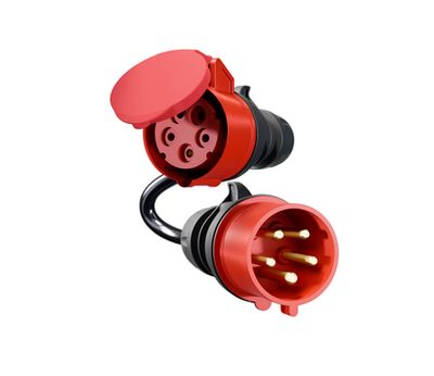 go-e Adapter Gemini flex 22 kW auf CEE rot 16 A