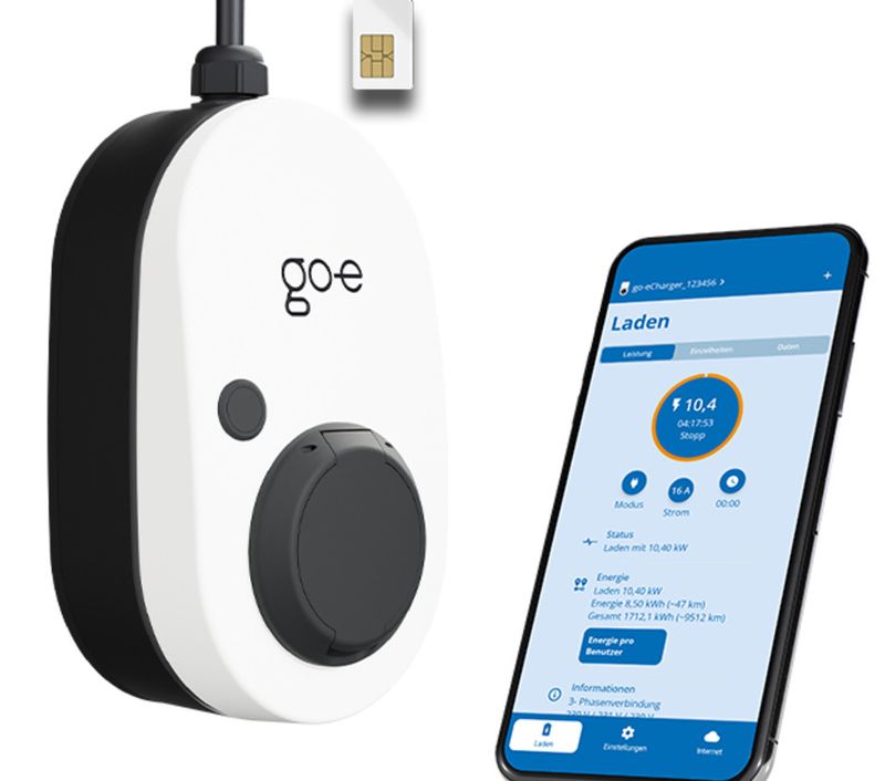 go-e Charger Gemini 2.0 22 kW mit Mobilfunk