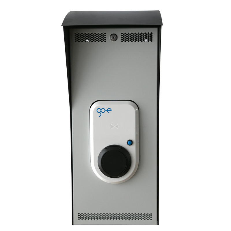 go-e Tower FBS Wall Home Wetterschutz aus Stahl