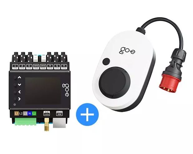 go-e Wallbox Charger Gemini flex 22 kw +Controller + Transporttasche