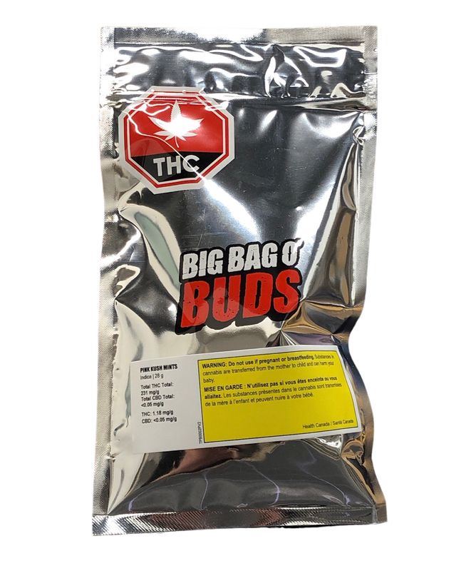 Big Bag O’ Buds - Pink Kush Mints 28g