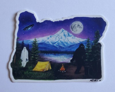 "paranORmal Oregon" Original Art Stickers "paranORmal Oregon" Original Art Stickers