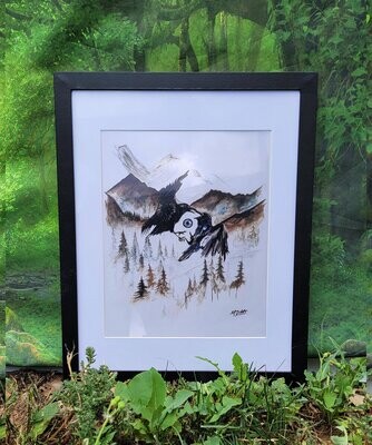 &quot;Odin&#39;s Eye&quot; Framed Print (Medium)