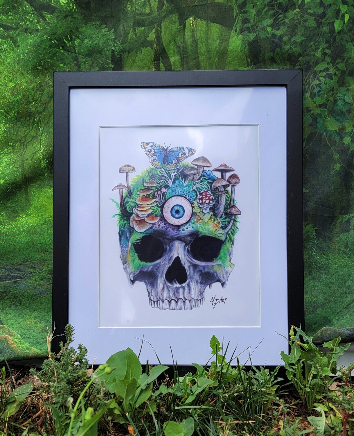 &quot;Third Eye Open&quot; 11x14 matted frame