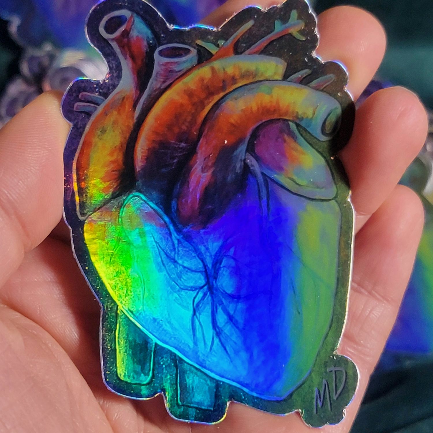 Rainbow Heart sticker