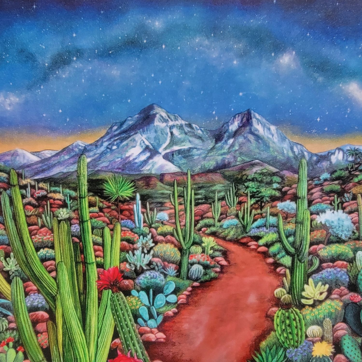 &quot;Desert Nightscape&quot; Magnet
