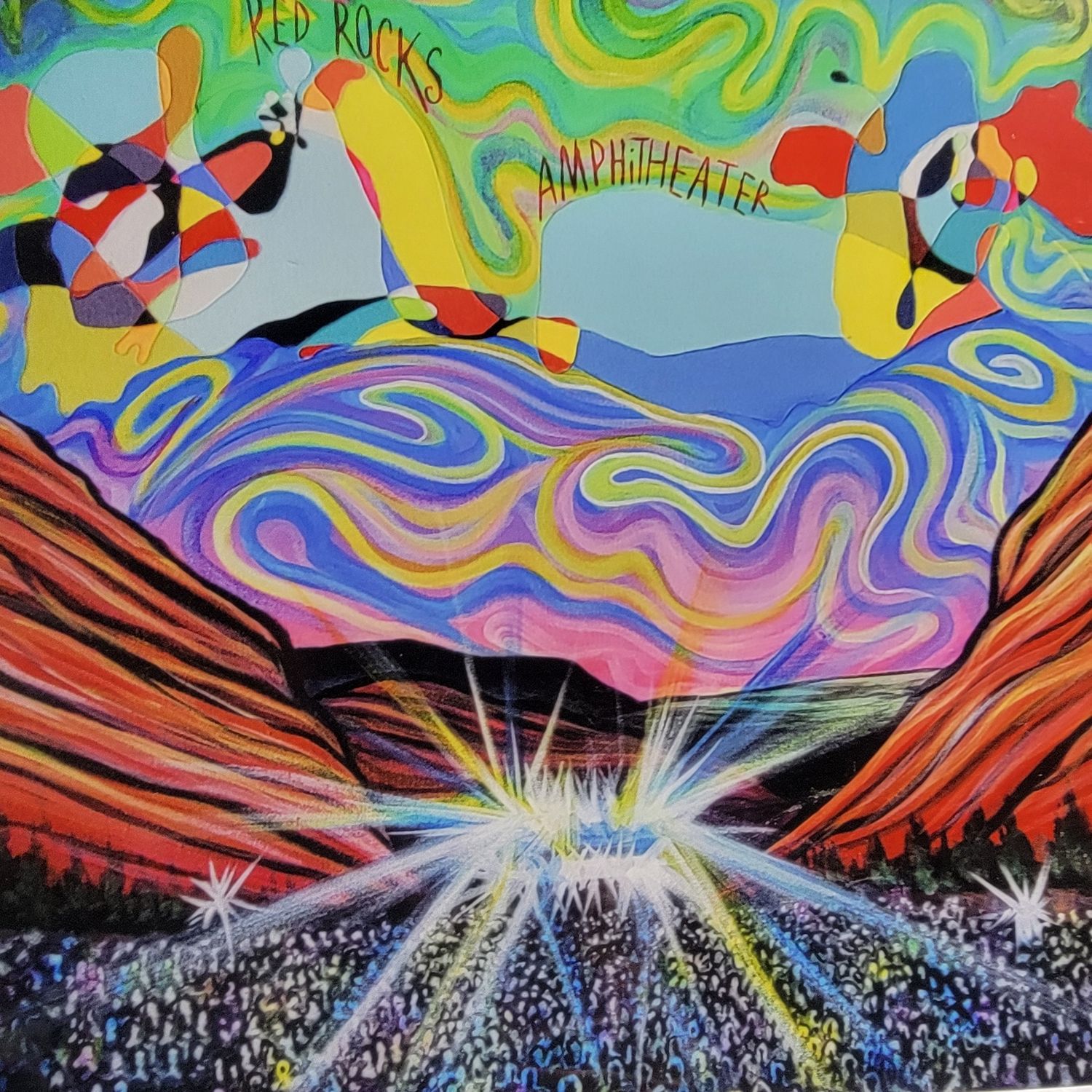 Red Rocks 11x14 matted frame