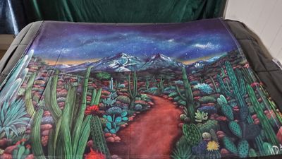 Desert Nightscape tapestry/blanket