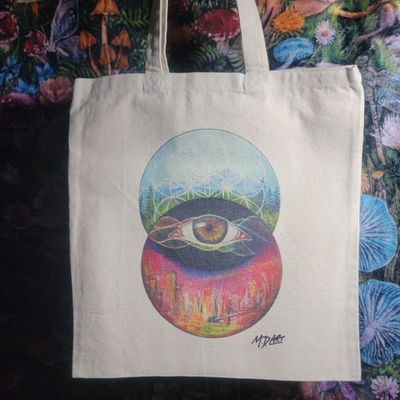 Duality Canvas Tote Bag