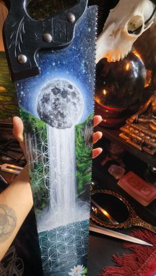 ✨️ “𝘔𝘰𝘰𝘯𝘧𝘢𝘭𝘭 𝘙𝘦𝘭𝘪𝘲𝘶𝘢𝘳𝘺 𝘚𝘢𝘸” — 𝘖𝘳𝘪𝘨𝘪𝘯𝘢𝘭 𝘗𝘢𝘪𝘯𝘵𝘦𝘥 𝘙𝘦𝘭𝘪𝘤 ✨️