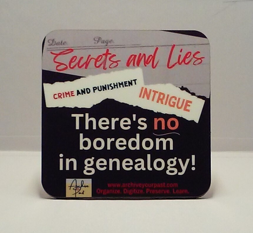 Genealogy Intrigue Coaster