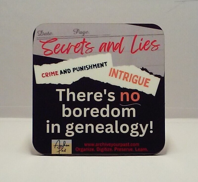 Genealogy Intrigue Coaster