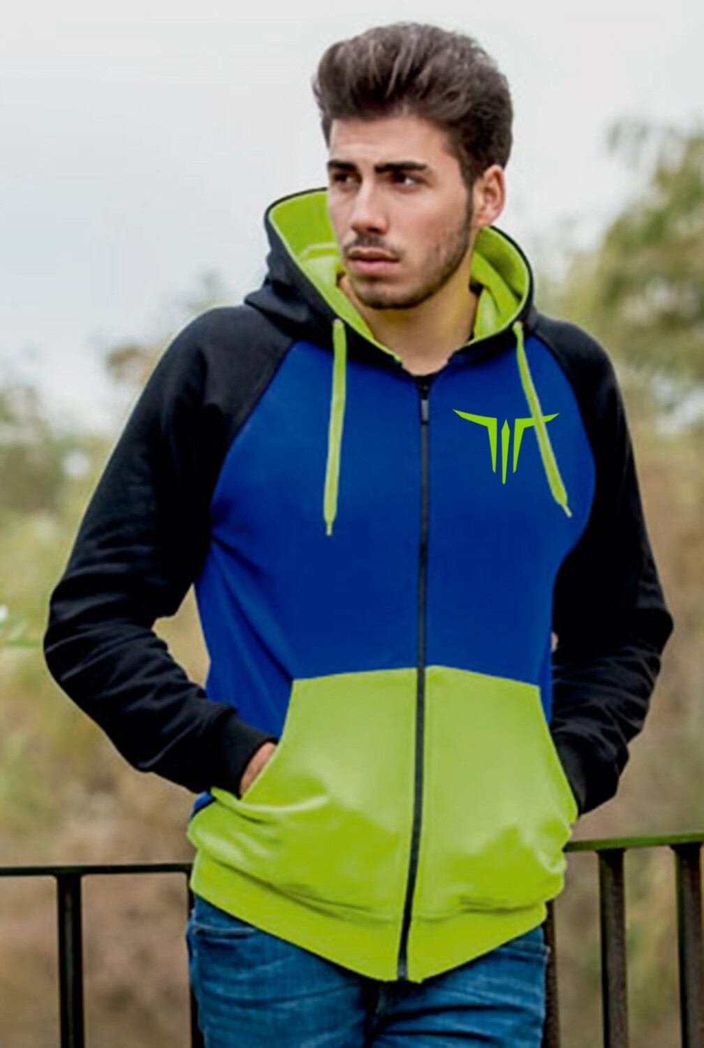 Sudaderas Cremallera Tricolor
