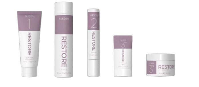 Restore Skincare line