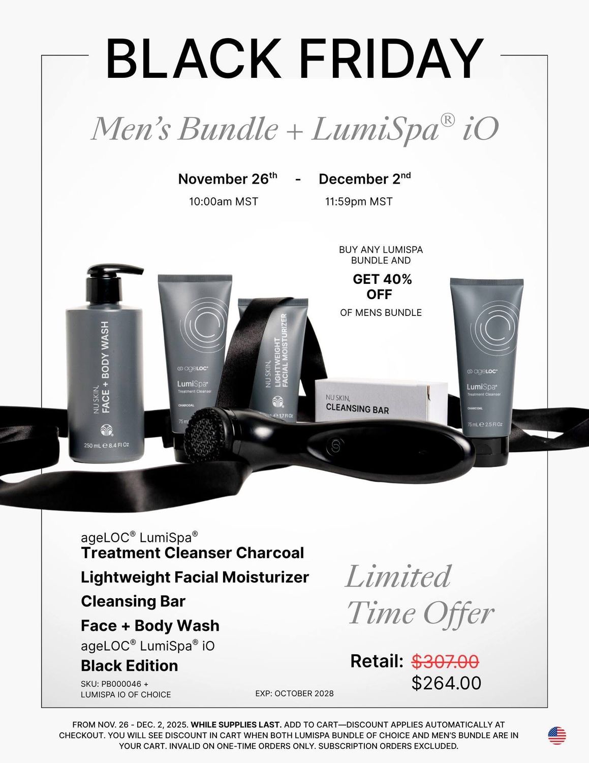 Black Friday Men’s Line With A Black Lumi
