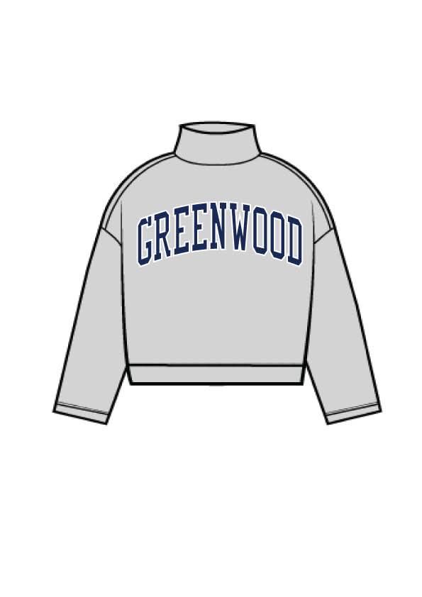 Greenwood Mock Neck Embroidered