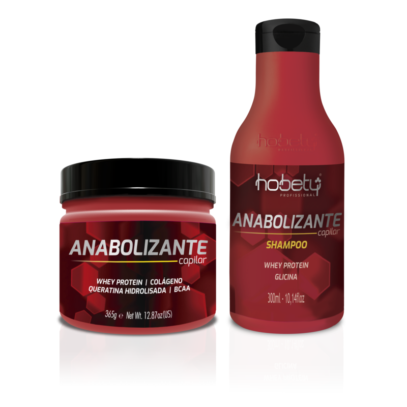 Kit Anabolizante Shampoo and Mask 300ML