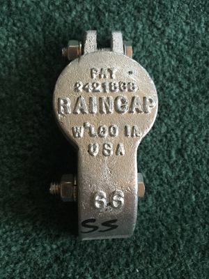 #66X - 1-1/4" RAINCAP