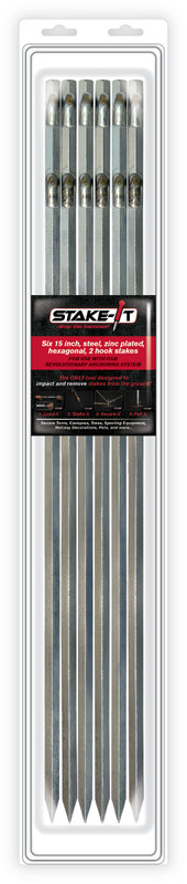 15" Stake Set (6)