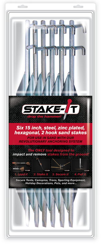 15" Sand Stake Set (6)