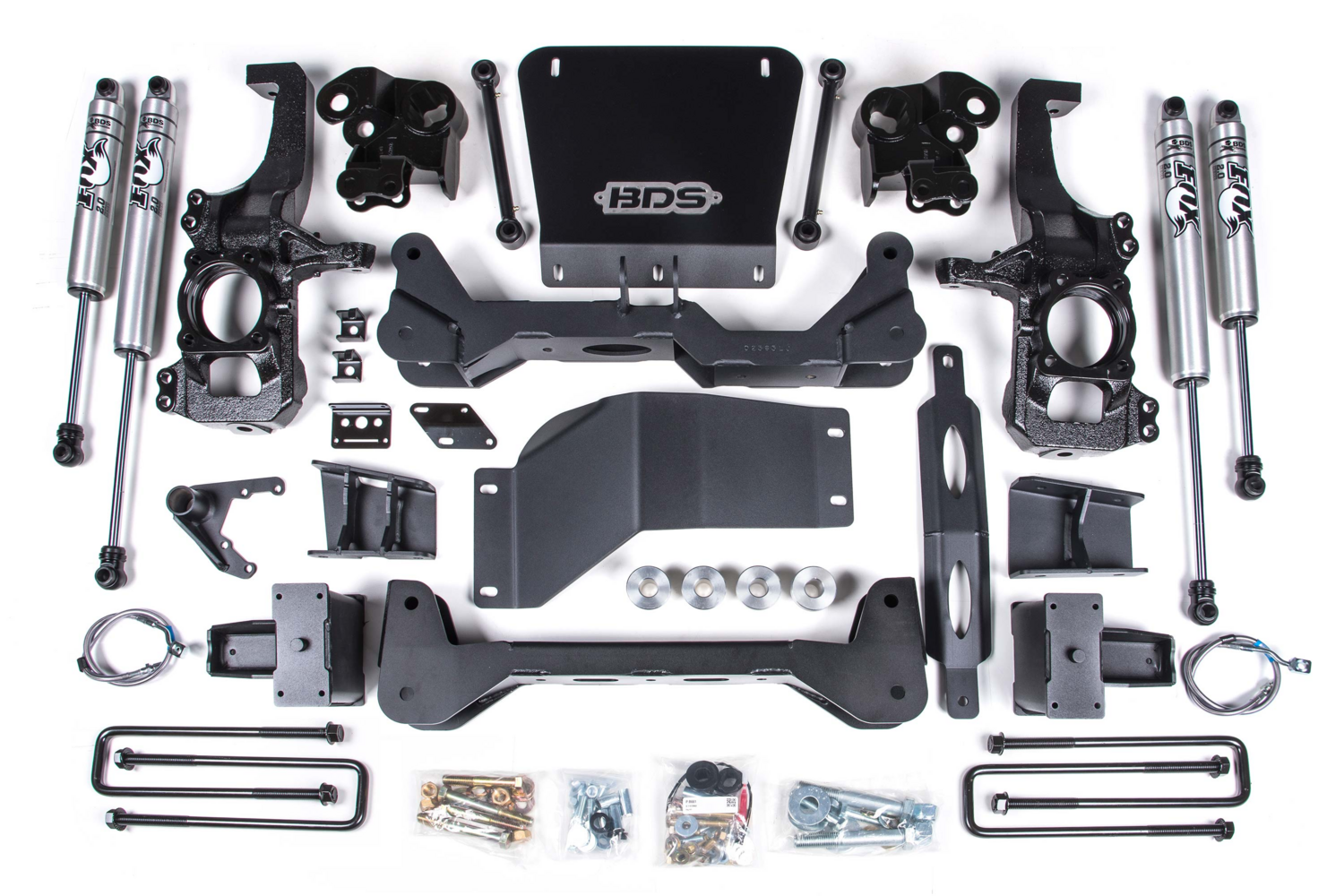 BDS 5&quot; Lift Kit for 2020+ Chevy Silverado 2500 with Front Fox 2.5&quot; RR PES DSC + Rear Fox 2.0