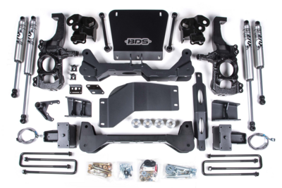 BDS 5" Lift Kit for 2020+ Chevy Silverado 2500 with Front Fox 2.5" RR PES DSC + Rear Fox 2.0
