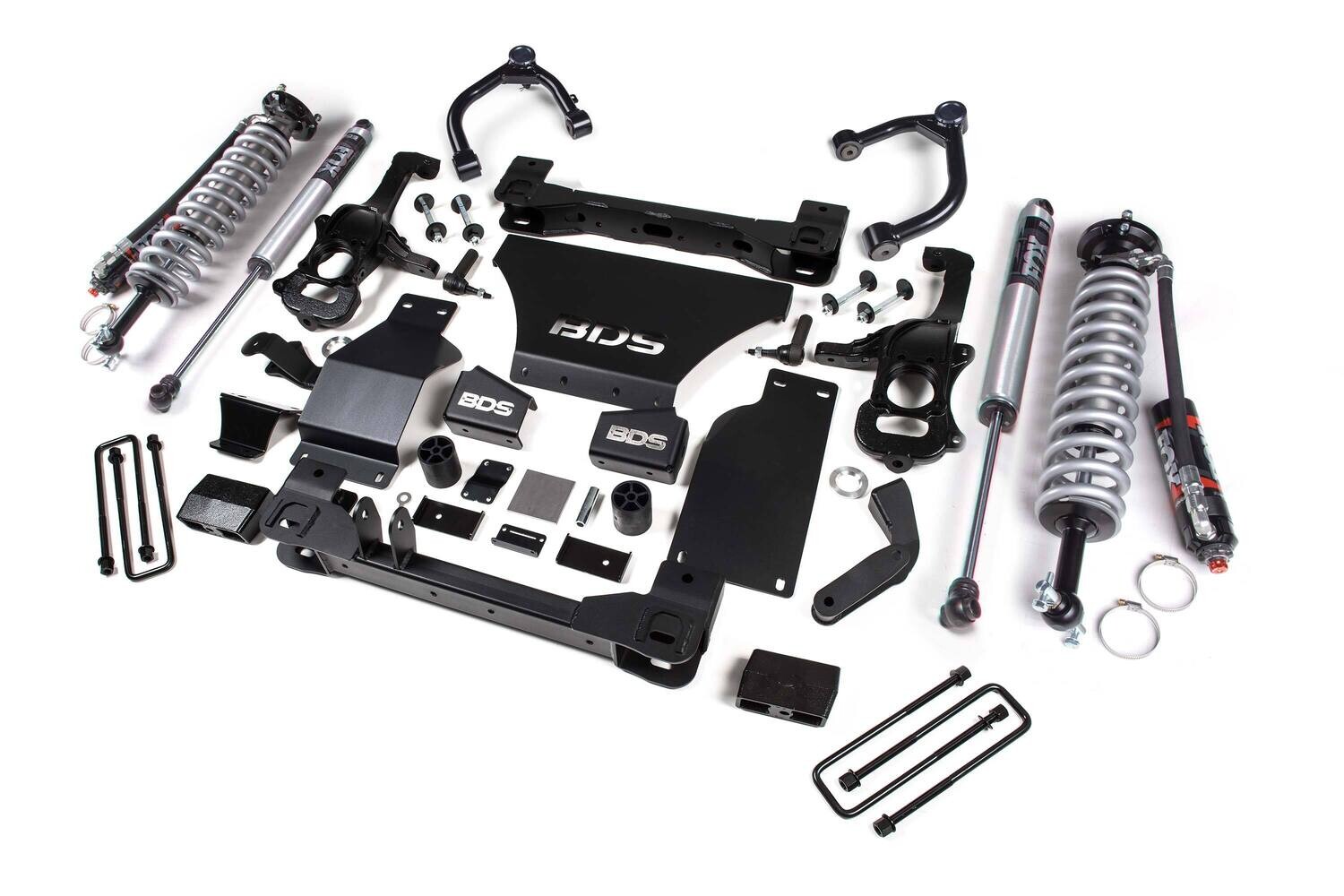 BDS 4&quot; Lift Kit for 2019+ Chevy Silverado 1500 with Front Fox 2.5&quot; RR PES DSC + Rear Fox 2.0