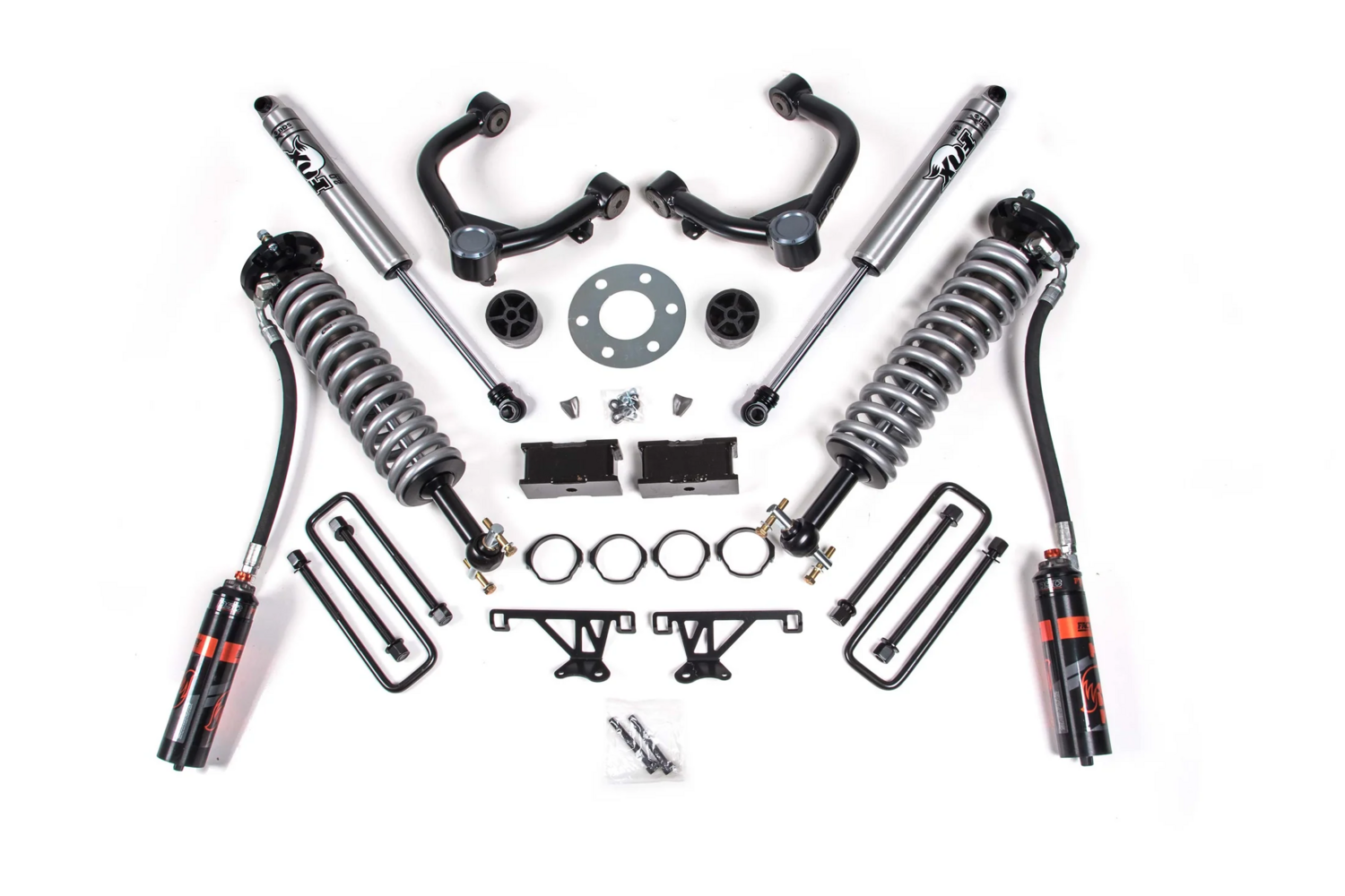 BDS 3.5&quot; Lift Kit for 2019+ Chevy/GMC 1500 with Front and Rear Fox 2.5&quot; Remote Reservoir PES DSC