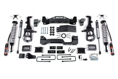 BDS 6&quot; Lift Kit for 2015-2020 Ford F150 with Fox 2.5 Performance Elite Shocks