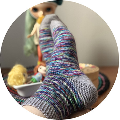 Knitting online course Let's sock together