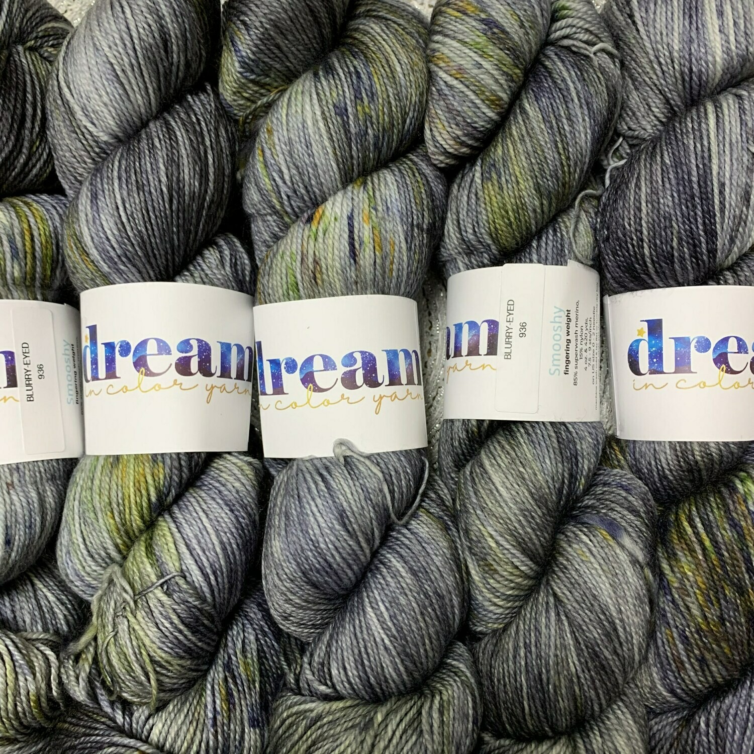Dream in Color  Yarn Blurry-Eyed smooshy sock