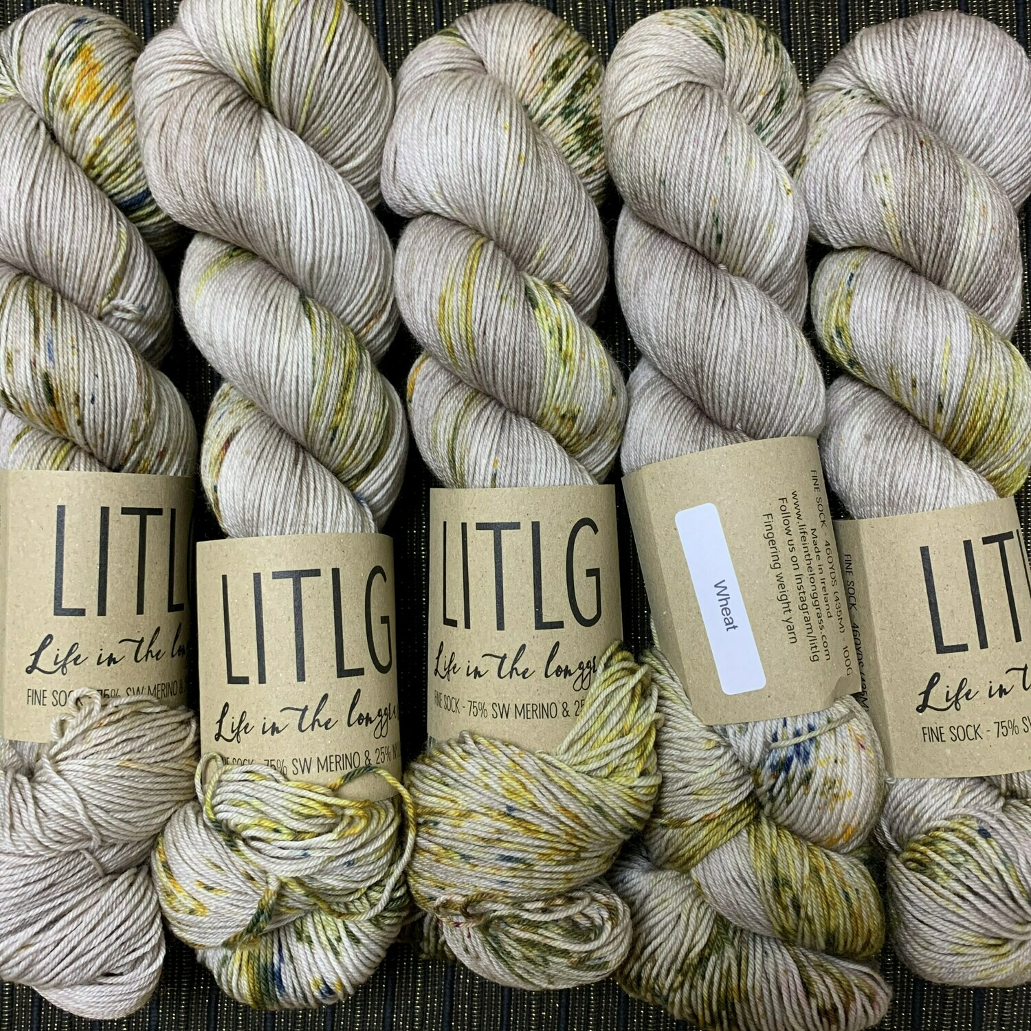 LITLG sock yarn Wheat