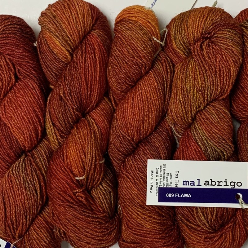 Malabrigo Dos Tierras Flama  #089