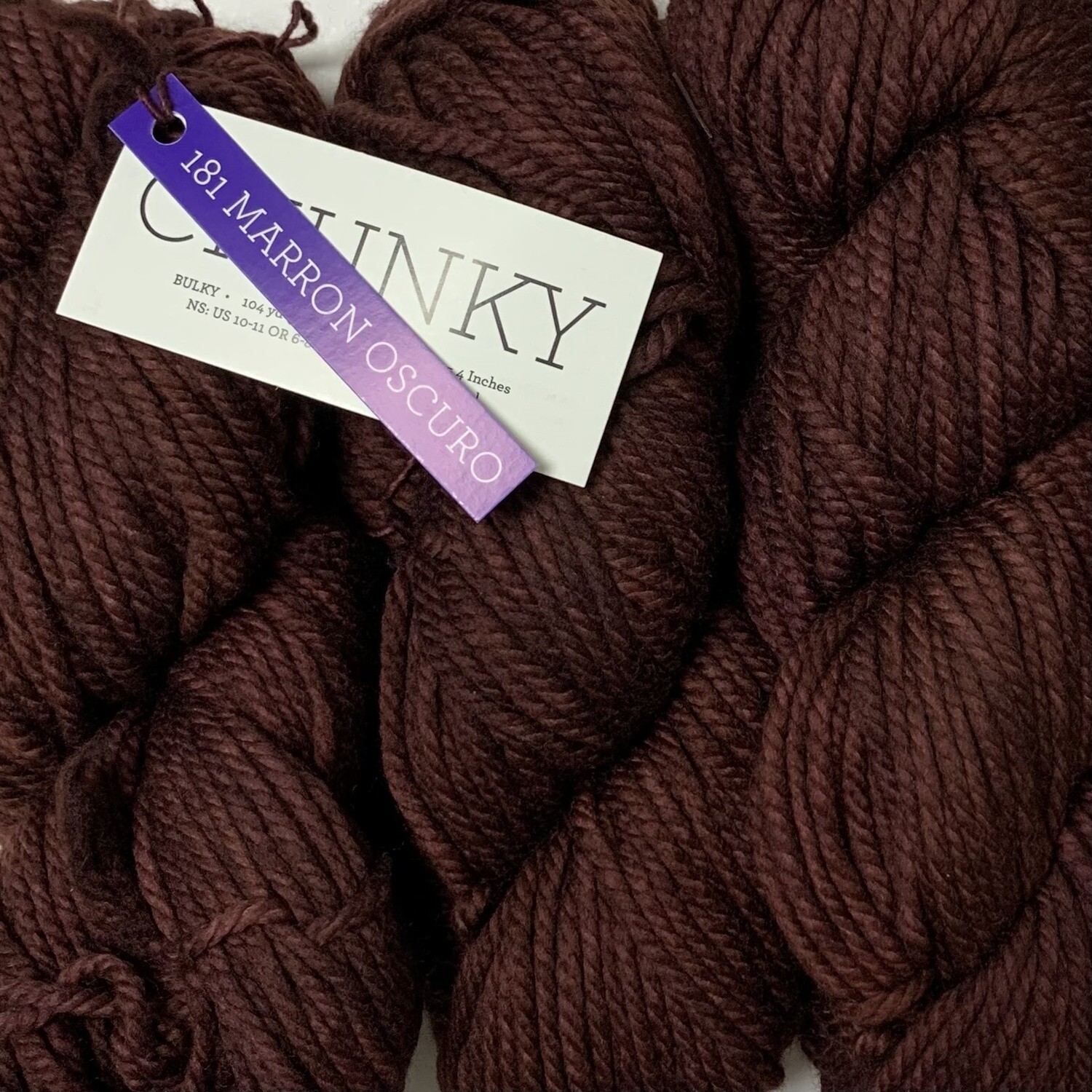 Malabrigo Chunky Marron Oscuro #181