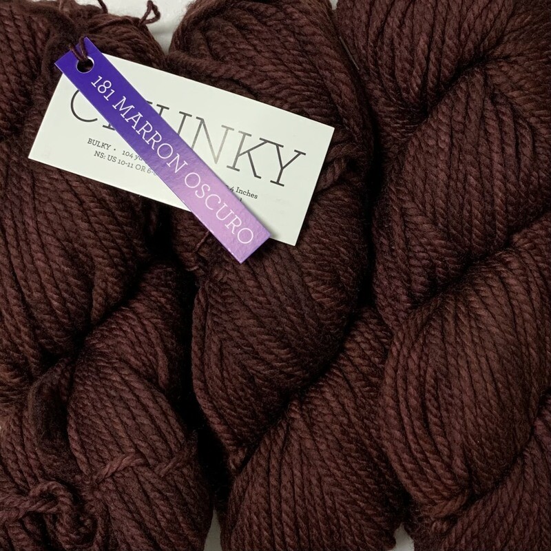 Malabrigo Chunky Marron Oscuro #181